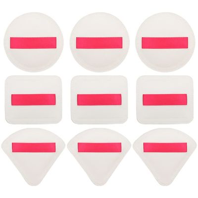 LALAFINA 9pcs Soft Makeup Puff for Liquid Foundation and Concealer Candy Cushion Blending Sponges for All Skin Types Portable Beauty Tool for Daily Use