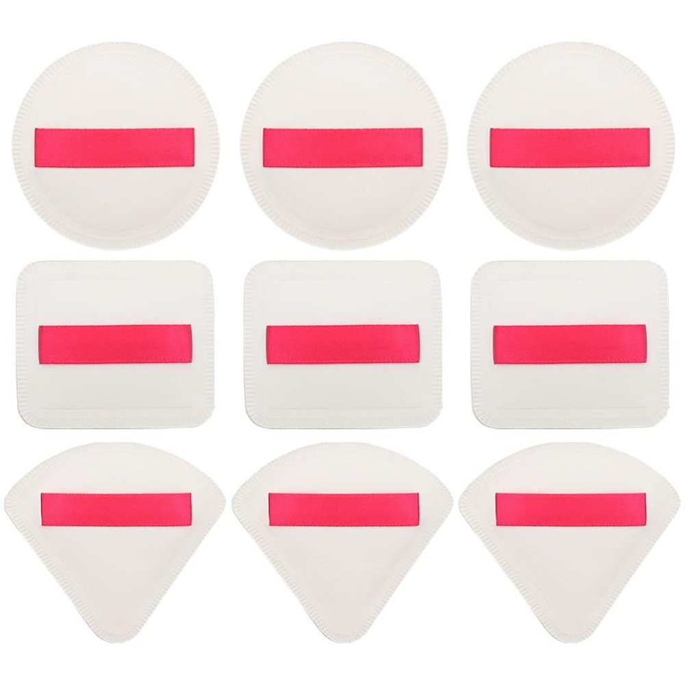 LALAFINA 9pcs Soft Makeup Puff for Liquid Foundation and Concealer Candy Cushion Blending Sponges for All Skin Types Portable Beauty Tool for Daily Use
