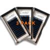 CHIREF 3 Pack Eyelash Extensions 0.07 D Curl 22mm Individual Lashes Premium Volume Classic Lash Soft Professional Eyelashes Extension Supplies(0.07-D,22mm) view 1