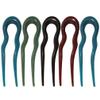 LALAFINA Large Size U-shaped Hair Forks for Women 5pcs Vintage Hair Pins Bun Hairpin Set Minimalist Styling Tools view 1