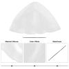 KALLORY 3pcs Professional Reusable Hair Highlight Cap Silicone Dyeing Cap Kit for Home Coloring view 3