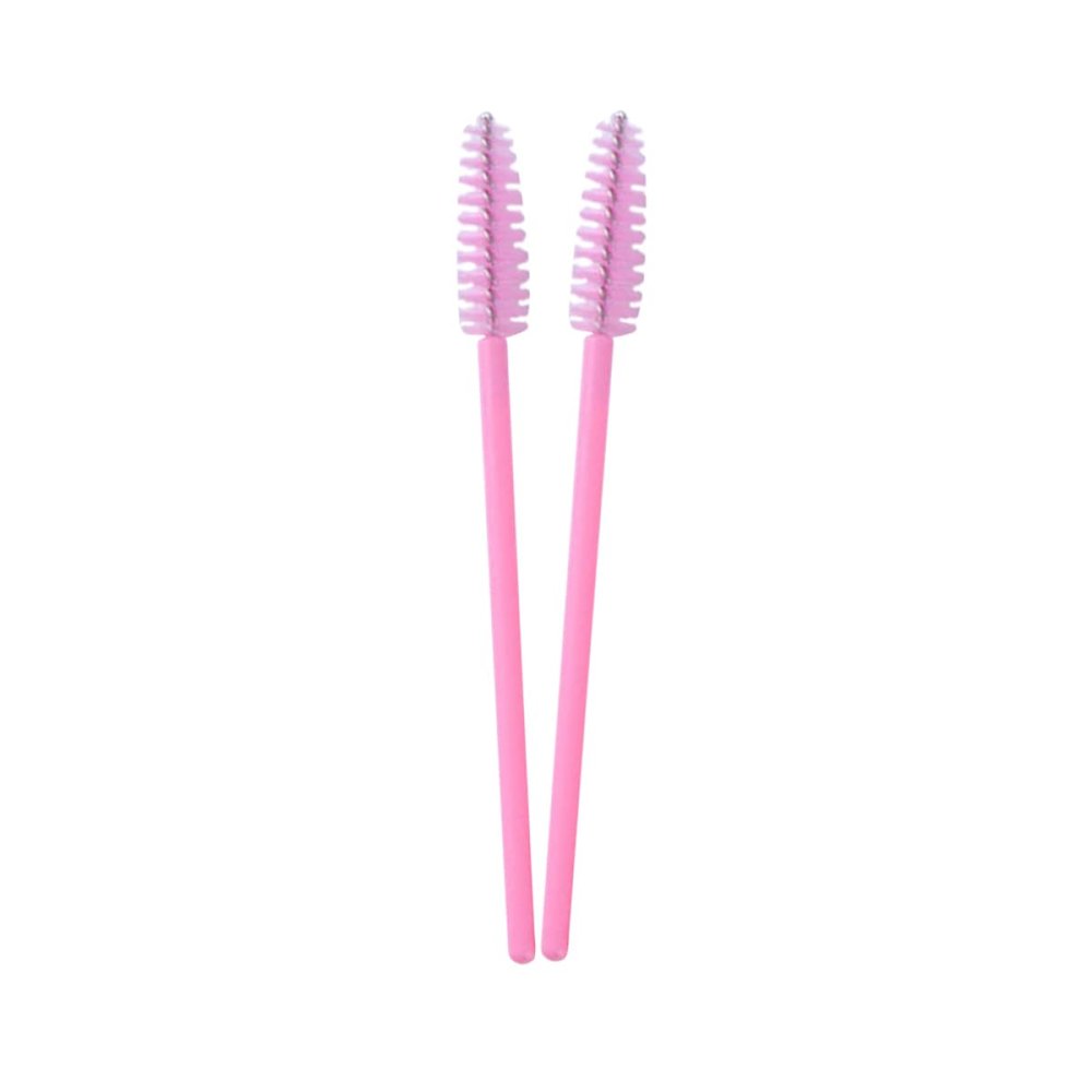KALLORY 50pcs Mascara Eye Lash Makeup Brush Eyelash Brush Disposable Eyelashes