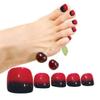 KALLORY 48pcs Toe Nail Decals for Women Easy to Apply Nail Art Stickers Unique Patterns for Parties and Holidays view 3