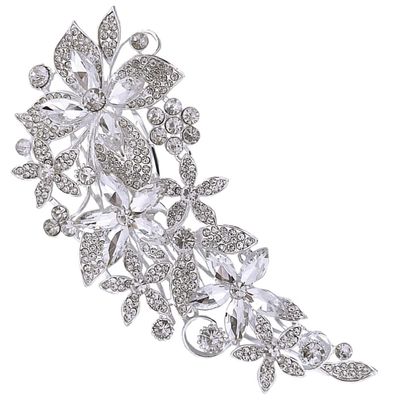 LALAFINA Wedding Hair Comb Rhinestones Elegant Side Hair Piece for Brides and Bridesmaids for Weddings Parties and Proms Stunning