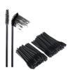 KALLORY 50pcs Disposable Eyelash Brushes for Mascara Application Black Eyelash Wands for Professional Makeup and Personal Use for Separating Lashes Without Clumping view 1