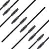 KALLORY 50pcs Disposable Eyelash Brushes for Mascara Application Black Eyelash Wands for Professional Makeup and Personal Use for Separating Lashes Without Clumping view 2