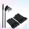 KALLORY 50pcs Disposable Eyelash Brushes for Mascara Application Black Eyelash Wands for Professional Makeup and Personal Use for Separating Lashes Without Clumping view 4