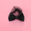 6 pcs Accessories Barrette Snood Black Cover Bowknot Work Christmas Dance Lady Net Hair Girls Office Holder Butterfly Hairnet Women Barrettes Clips for Mesh Elastic view 2