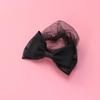 6 pcs Accessories Barrette Snood Black Cover Bowknot Work Christmas Dance Lady Net Hair Girls Office Holder Butterfly Hairnet Women Barrettes Clips for Mesh Elastic view 3