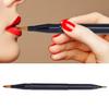 KALLORY 3pcs Double-ended Lip Brush Applicator for Makeup Lipstick Gloss Facial Essential Makeup Tool Kit view 2