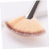 KALLORY Wooden Handle Nylon Bristles Makeup Brush for Women Professional Powder Application Tool for Daily and Special Occasion Makeup view 3