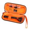 Mchoi Hard Carrying Case Fits for Gillette Fusion5 Mens Razor & Proglide Shield Men's Razor, Case Only (Black, Orange) view 2