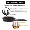 VESS Combing Mix Cushion Brush C-501, Wild Pig Bristle and Nylon Hair- Natural Radiance Smoothing Hair Brush view 4