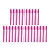KALLORY 50pcs Disposable Eyelash Mascara Wands Double-sided Makeup Brush Eyelash Spoolies Applicators Essential Makeup Brushes for Home view 1