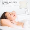 VOSAREA Bathtub Pillow for Head and Neck Support Soft and Breathable Relaxing Bath Cushion Strong Suction Cups for and Bathing Comfort view 2