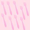 AKOAK 30 Pieces Mini Makeup Spatula, Professional Plastic Face Cream Mask Churn, Skin Care Cream Spoon DIY Mix and Sample for Home Salons view 2