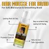 Strong Hold Extra Hold Braiding Gel & Edge Tamer - Tames Frizz, Smoothing Mousse for Twists, Locs, Braids, Cornrows (with Hair Oil, Hair Combs, Bonnet, and Clips) view 2