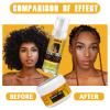 Strong Hold Extra Hold Braiding Gel & Edge Tamer - Tames Frizz, Smoothing Mousse for Twists, Locs, Braids, Cornrows (with Hair Oil, Hair Combs, Bonnet, and Clips) view 4