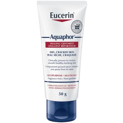 Aquaphor Healing Ointment - Pack of 6, Protectant for Dry Cracked Skin, Dry Hands, Travel Size - 1.75 oz. Tube