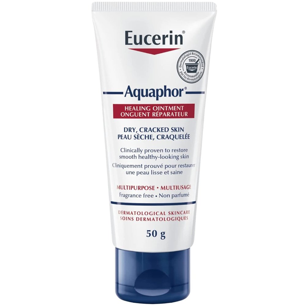 Aquaphor Healing Ointment - Pack of 6, Protectant for Dry Cracked Skin, Dry Hands, Travel Size - 1.75 oz. Tube