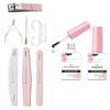Makartt Nail Dehydrator and Primer Set Bunle with Nail File and Buffer, Pink Basic Nail Prep Kit view 1