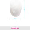 sainio Cotton Ball for Eye, Face Makeup and Nail Paint Remover (Pack of 50) view 2