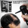 TOPIBUITY Hair Thickening Fibers & Applicator Set - Natural Long-Lasting Concealer for Fuller Hair, Thicker Beard & Crisp Hairlines (BLACK) view 2