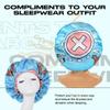 Silky Design Bonnet with Elastic Soft Band Adjustable Women and Men Bonnets for Sleeping Comfortable Satin Fabric (Tony2 Chop) view 3