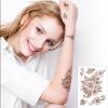 10 Pcs Henna Tattoo Kit Temporary Tattoo Adul Stickers Lace Pattern Fake Tattoos Henna Sticker for Women Girls DIY on Body Face Arms Legs Brown view 2