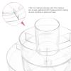 Cabilock 360degree Transparent Rotating Makeup Organizer Rack Multi Desktop Cosmetics Storage for Vanity and Bathroom for Makeup Tools Lipsticks and Accessories view 4