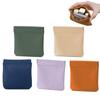 5/10Pcs Pocket Cosmetic Bag, Lambskin Pocket Cosmetic Bag,Portable Self-Closing Mini Storage Bag (5Pcs-E) view 1
