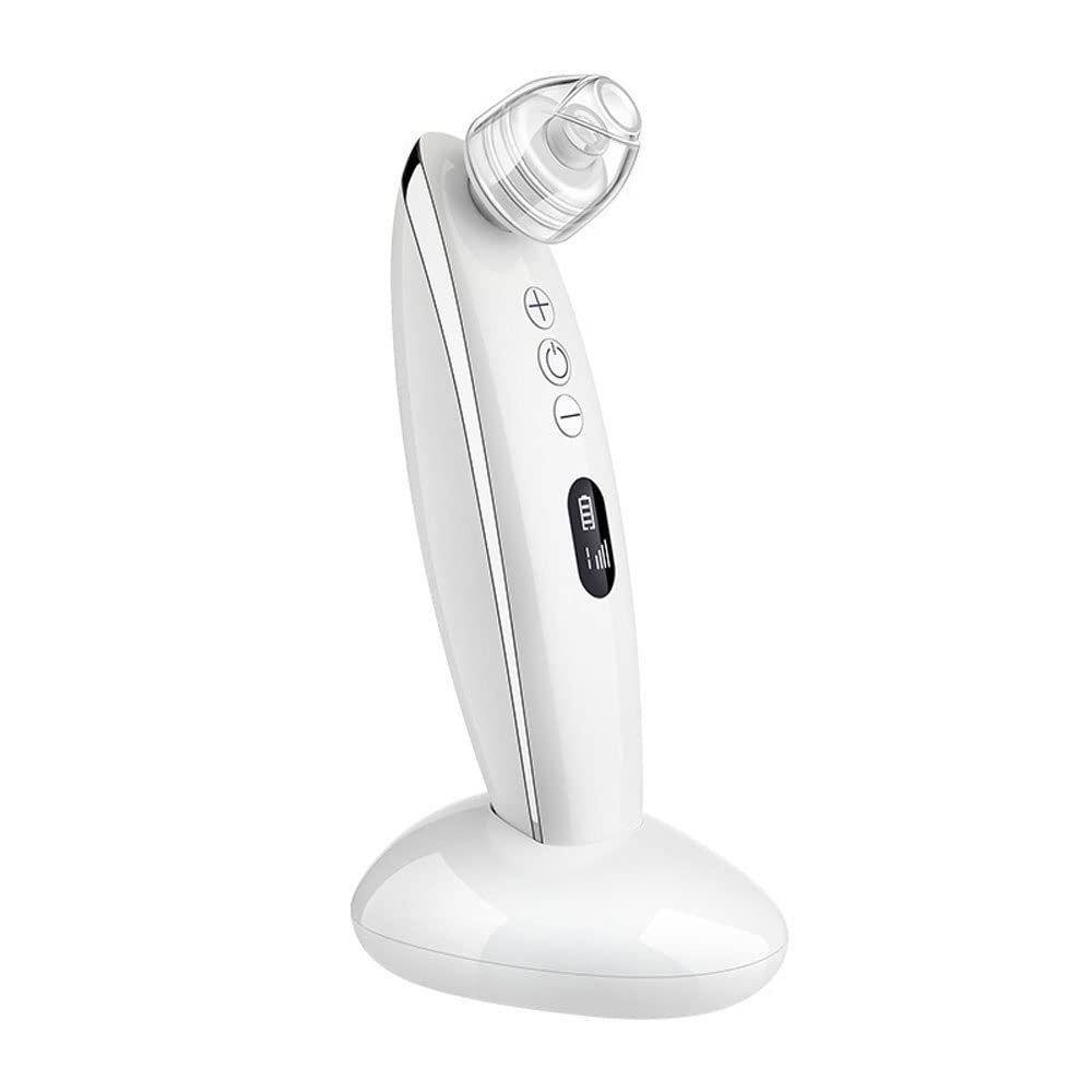 XARONF Blackhead Remover Pore Vacuum - Electric Face Vacuum Pore Cleaner Acne White Heads Removal with 4 Suction Head, 6 Adjustable Suction Power