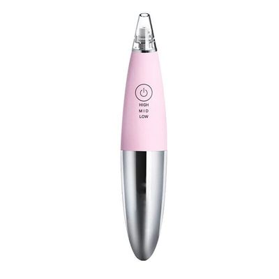 XARONF Blackhead Pore Vacuum Cleaner Remover, Facial Pore Cleaner Electric USB Rechargeable Blackhead Remover Kit with 4 Suction Head, 3 Adjustable Suction Power, for Women & Men (Color : Pink)