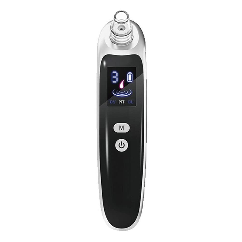 XARONF Blackhead Remover Vacuum Pore Cleaner, Facial Pore Vacuum Acne Comedo Whitehead Pimple Extractor with 6 Suction Heads, Electric Rechargeable Black Head Remove Tools