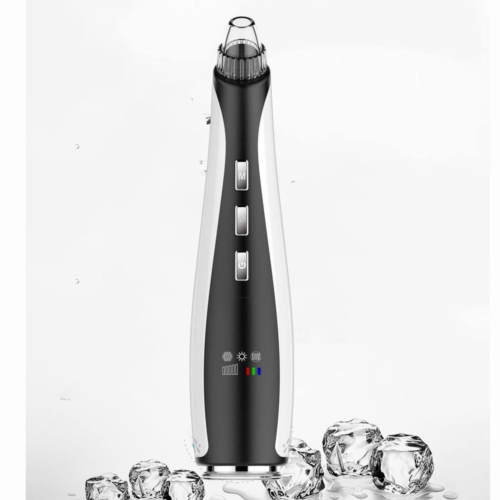 XARONF Blackhead Remover, Rechargeable Pimple Extractor, Electric Pore Vacuum Blackhead Remover Tools for Women & Men, Blackhead Vacuum Kit