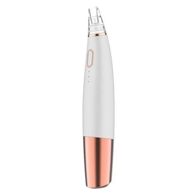 XARONF Blackhead Vacuum Cleaner - Rechargeable Pore Vacuum Blackhead Sucker - Facial Pore Cleaner Tool with 4 Suction Heads - Women & Men (Color : White)