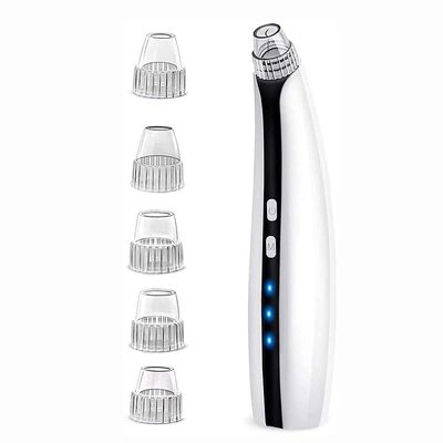 XARONF Blackhead Remover Pore Vacuum Extractor - Blackhead Vacuum Pore Cleaner Electric Comedone Acne Extractor Kit, Whitehead Black Head Removal Tool, 4 Porbes