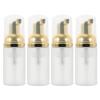 4pcs Foaming Soap Dispenser Refillable Frosted Pump Bottles Hand Soap Shampoo Body Wash Travel Size Empty Press Bottles Kitchen Bathroom view 1