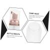 4pcs Foaming Soap Dispenser Refillable Frosted Pump Bottles Hand Soap Shampoo Body Wash Travel Size Empty Press Bottles Kitchen Bathroom view 4