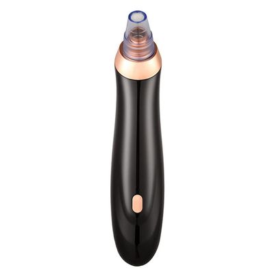 XARONF Blackhead Remover Pore Vacuum Cleaner-Electric Blackheads Removal Pore Cleanser with 3 Suction Power/5 Replaceable Probes, Rechargeable Blackhead Extractor Suction Tool (Color : Black)