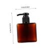 Cabilock 4pcs Plastic Lotion Dispenser Pump Travel-Friendly Refillable Bottles for Shampoo Shower Gel Hand Soap Transparent Colors view 2