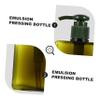 Cabilock 4pcs Plastic Lotion Dispenser Pump Travel-Friendly Refillable Bottles for Shampoo Shower Gel Hand Soap Transparent Colors view 4