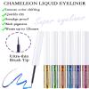 Chameleon Glitter Eyeliner Liquid,Pink Purple Metallic Satin High-Pigmented Color Multi-Reflective Finish Glitter Eye Liner Eyeshadow Pen,Ultra-Fine Tip Eyeliner,Christmas Makeup Gift for Women-06 view 3