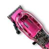 TPOB Slime 2 Candy Edition Barber Hair Clippers for Men 6800 RPM with Matte Pink Case and Taper Blade view 3