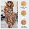THE PERFECT HAIRCARE Microfiber Curly Hair Towel Wrap with Wet/Dry Brush - Fast Drying and Gentle Detangling for Women, Girls, Kids, Children - Great for Travel, Gifts and Hair Extensions view 4