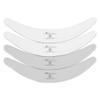 More of Me to Love Organic Cotton and Viscose Blend Tummy Liner, 4-Pack, X-Large (Pearl White, Stone Gray) view 1