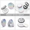 Lurrose Flour Container Makeup Foundation 2pcs Loose Powder Container with Puff Loose Powder Box Case with Mirror Empty Reusable Powder Case for Makeup Powder Flour Container Makeup Foundation view 3