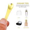 Beaupretty 8pcs Metal Spatulas for Cream and Mask Application Makeup Scoops for Skincare and Beauty Face Cream Mixing Tools view 3