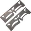 minkissy 2pcs Brow Stencil Kit Stainless Steel Eyebrow Shaping Ruler for Women Girls for Mapping Achieving Symmetrical Eyebrows Convenient Makeup Tool view 1