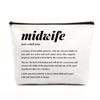 Midwife Definition Makeup Bag Gifts for OB Nurses, Obstetrician Gynecologist, Pediatrician, Coworkers Midwife Appreciation Gift Doctor Gift from New Mom view 1